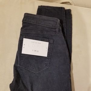 Loft moto curvy petite corduroy pants